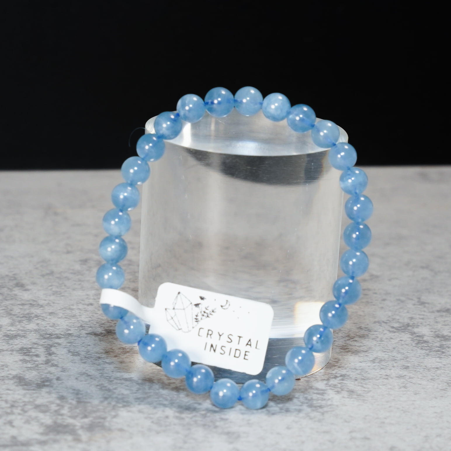 海藍寶6mm+ #BC0001-02 | Crystal Inside | 專營純天然特式水晶